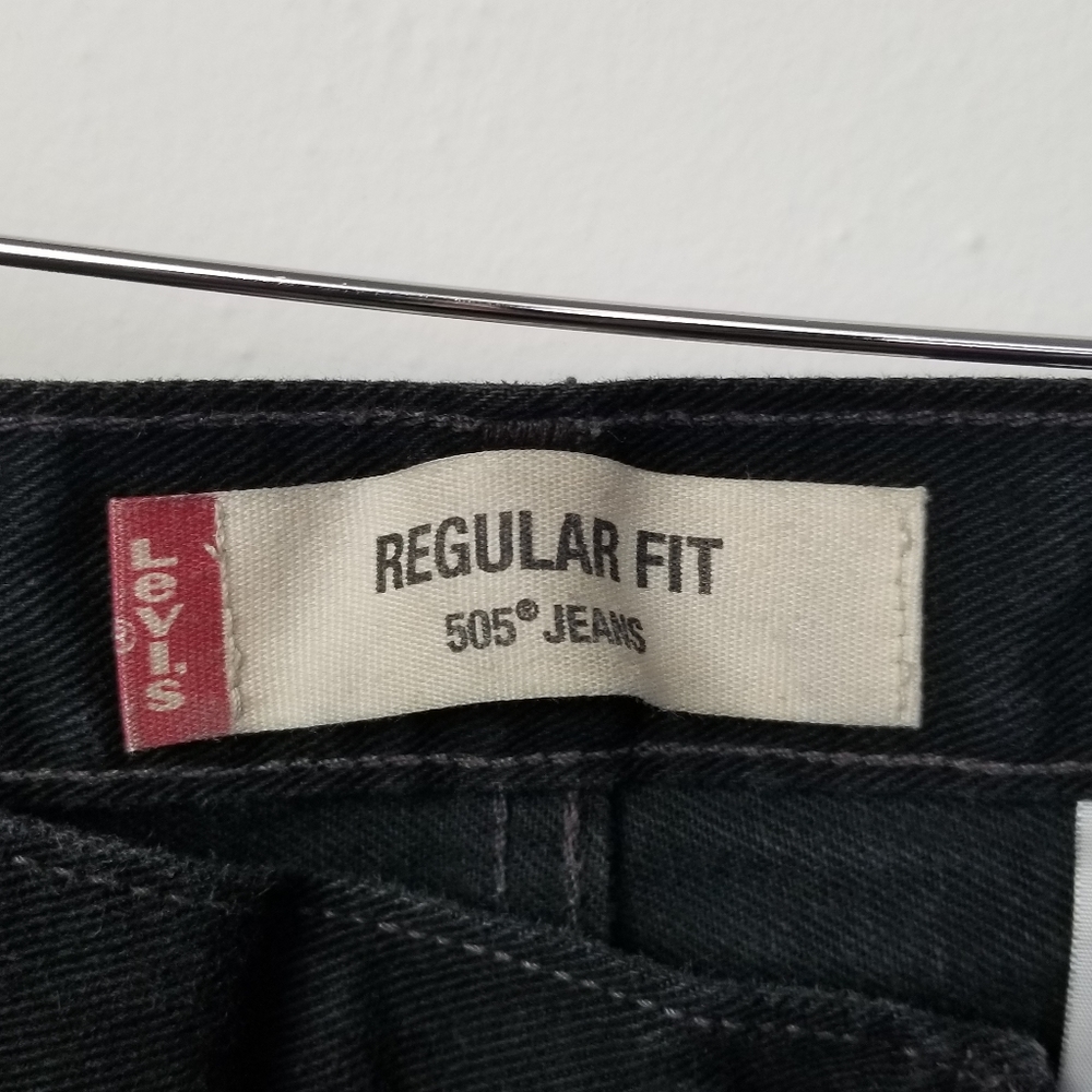 Levi's 505 Men's Black W36 L34 - Picture 11 of 11